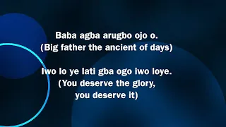 Yoruba Praise and Worship Medley Lyrics Video (with English Translation) O FE MI by Noble Omoniyi