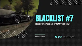 Need For Speed Most Wanted Redux vs Kaze in Blacklist 7