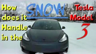 Tesla Model 3 (RWD) How’s it in the SNOW?