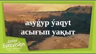 Daneliya Tuleshova - Ózińe sen - LYRIC VIDEO (Kazakhstan) Junior Eurovision 2018