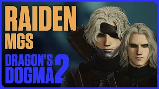 Create Raiden from Metal Gear Solid using Dragon's Dogma 2 Character Creator