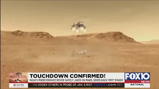 NASA's Perseverance Rover safely lands on Mars, sends back first images