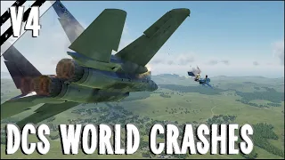 Dogfights, Runway Attacks, Takedowns & More! V4 | DCS World 2.5 Modern Flight Sim Crashes