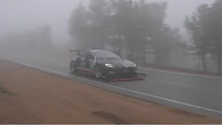 Pikes Peak 2022 Raceday Full Run! Racing Blind To 14,115ft in UP Tesla Model S Plaid Dark Helmet!