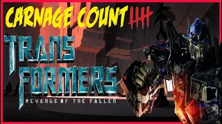 Transformers Revenge of The Fallen Carnage Count