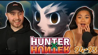 GON NEARLY SNAPPED!! KILLUA IS FINALLY FREE! - Hunter X Hunter Episode 94 + 95 REACTION + REVIEW!