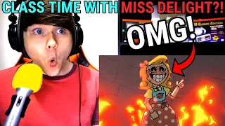 CLASS TIME with MISS DELIGHT?! (Cartoon Animation) @GameToonsOfficial REACTION!