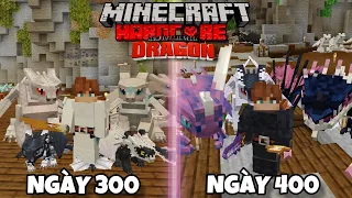 Mình Sinh Tồn 400 Ngày Minecraft Bí Kíp Luyện Rồng Siêu Khó !!