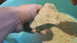 Ural clay / Чистка Уральской глины 2