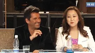 Bishkek Thomas Anders on press-conference before the show