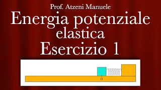 Energia potenziale elastica - Esercizio 1 @ManueleAtzeni ISCRIVITI