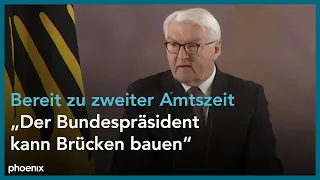 Statement von Bundespräsident Frank-Walter Steinmeier