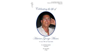 Celebrating the life of Antoine, George Manes