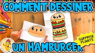 Comment dessiner un BURGER très facile