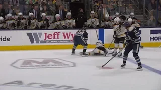 Nathan Gerbe Big Hit on Joakim Nordström (Jan. 14, 2020)