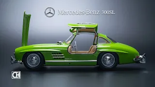 Building Tamiya Mercedes-Benz 300SL Scale Model Assembly Kit | Body & interior