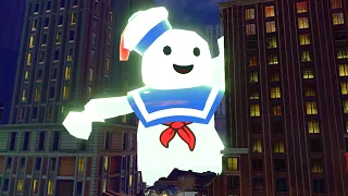 Ghostbusters Defeat Ghost Stay Puft Marshmallow Man The Destroyer Final Boss LEGO Dimensions