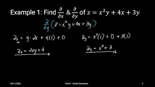 Partial Derivatives and Total Differentials