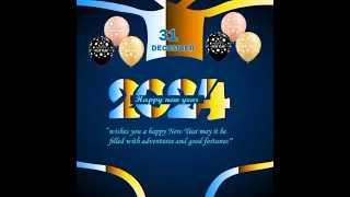 Wish You HAPPY NEW YEAR 2024 | Animated Video | #photoshop #graphicanimation #motion