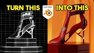 How to Design High Heels in 3D (Intermediate Blender Tutorial Pt 1)