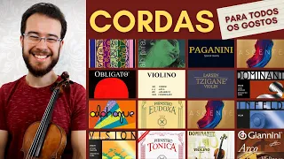 CORDAS PARA VIOLINO | Diferentes níveis de corda e como escolher a melhor opção para você