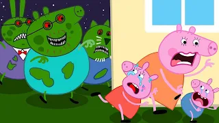 Zombie Apocalypse, Zombies Destroys At The House🧟‍♀️🧟‍♂️ | Peppa Pig Funny Animation