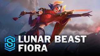 Lunar Beast Fiora Skin Spotlight - League of Legends