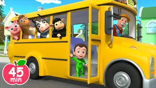 Sing-Along All Wheels On The Bus Compilation + Most Popular Nursery Rhymes & Kids Songs