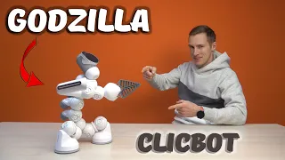 GODZILLA уже тут! ... Обзор робота CLICBOT с кучей модификаций и программированием!