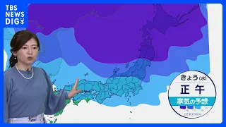 【最強寒波】寒気いつまで？北日本日本海側は「台風並み」の非常に強い風　西日本は大雪ピーク過ぎる【予報士解説】｜TBS NEWS DIG