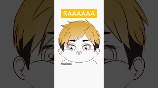 Sakuatsu cute funny chibi art / omi-omi - atsumu / haikyuu fanart