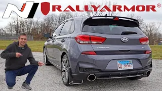 Installing Rally Armor Hyundai "N" Mud Flaps! | 2019 Hyundai Elantra GT N Line