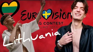 Yes Lithuania! Reacting to Silvester Belt and "Luktelk" | Eurovision 2024