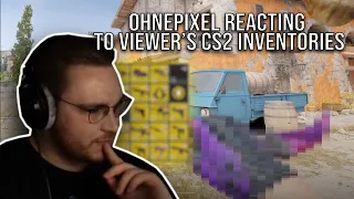 ohnePixel Reacts and Rates VIEWER'S CS2 Inventories (With Chat)