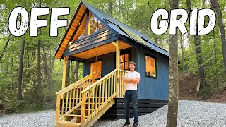 I Built a TINY HOME in the woods