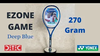 Yonex EZONE GAME 270 Gram - Deep Blue - Racket Tennis - Detec ID