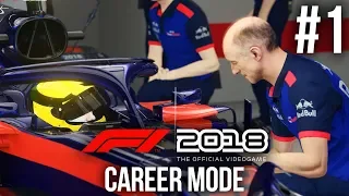 F1 2018 Career Mode Gameplay Walkthrough Part 1 - PICKING MY FIRST TEAM