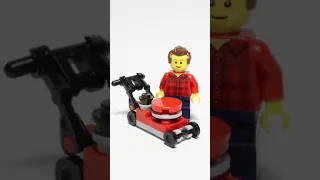 How to make a LEGO Lawnmower in minifigure scale