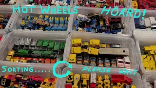 SORTING THOUSANDS of Hot Wheels TOY CAR HOARD