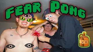 A STAPLE TO THE LEG??? (Fear Pong)