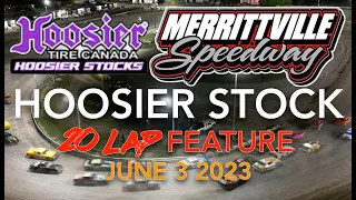 🏁 Merrittville Speedway 6/03/23  HOOSIER STOCK 20 LAP FEATURE RACE Aerial View