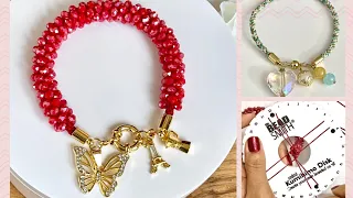 Hermosas pulseras usando el Kumihimo Disk  ¡Ven hazla conmigo paso a paso! 😉