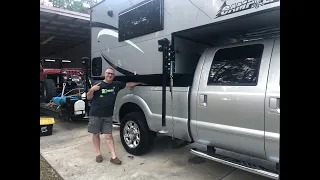 Loading a Truck Camper