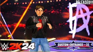 WR3D 2K24 Dean Ambrose Updated WWE Entrance Custom Graphics Pack & Theme Remix