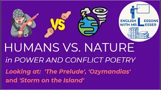 Power and Conflict Poetry Video Lesson:  'Prelude', 'Ozymandias' and 'Storm on the Island'