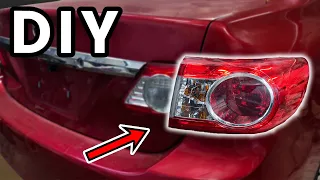 DIY (2011 - 2013) Toyota Corolla Tail Light Removal | How To Remove Toyota Corolla Tail Lights