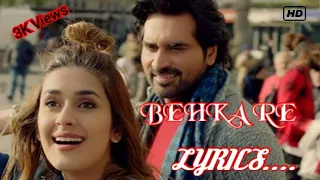 BEHKA RE LYRICS | JAWANI PHIR NAHI ANI 2 | SONG | Humayum Saeed - Fahad Mustafa - Kubra K - Mawra H