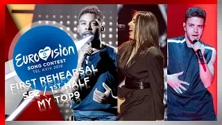 Eurovision 2019 - First Rehearsal - Day 3 - Semi-Final 2 - 1st Half - MY TOP9