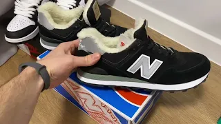 New Balance 574 c мехом