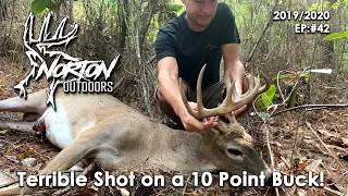 Terrible Bow Shot on a 10 Point GA Buck | Self Filmed | 2019-2020 Season